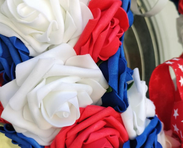 Rose Patriotic Wreath