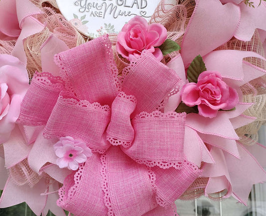 Mother's Day, Spring Wreath, Front Door,