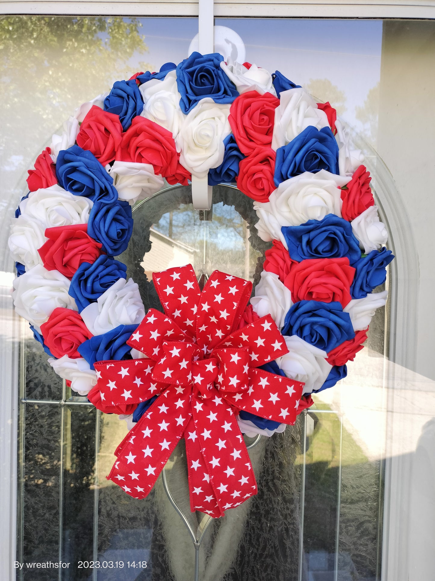 Rose Patriotic Wreath