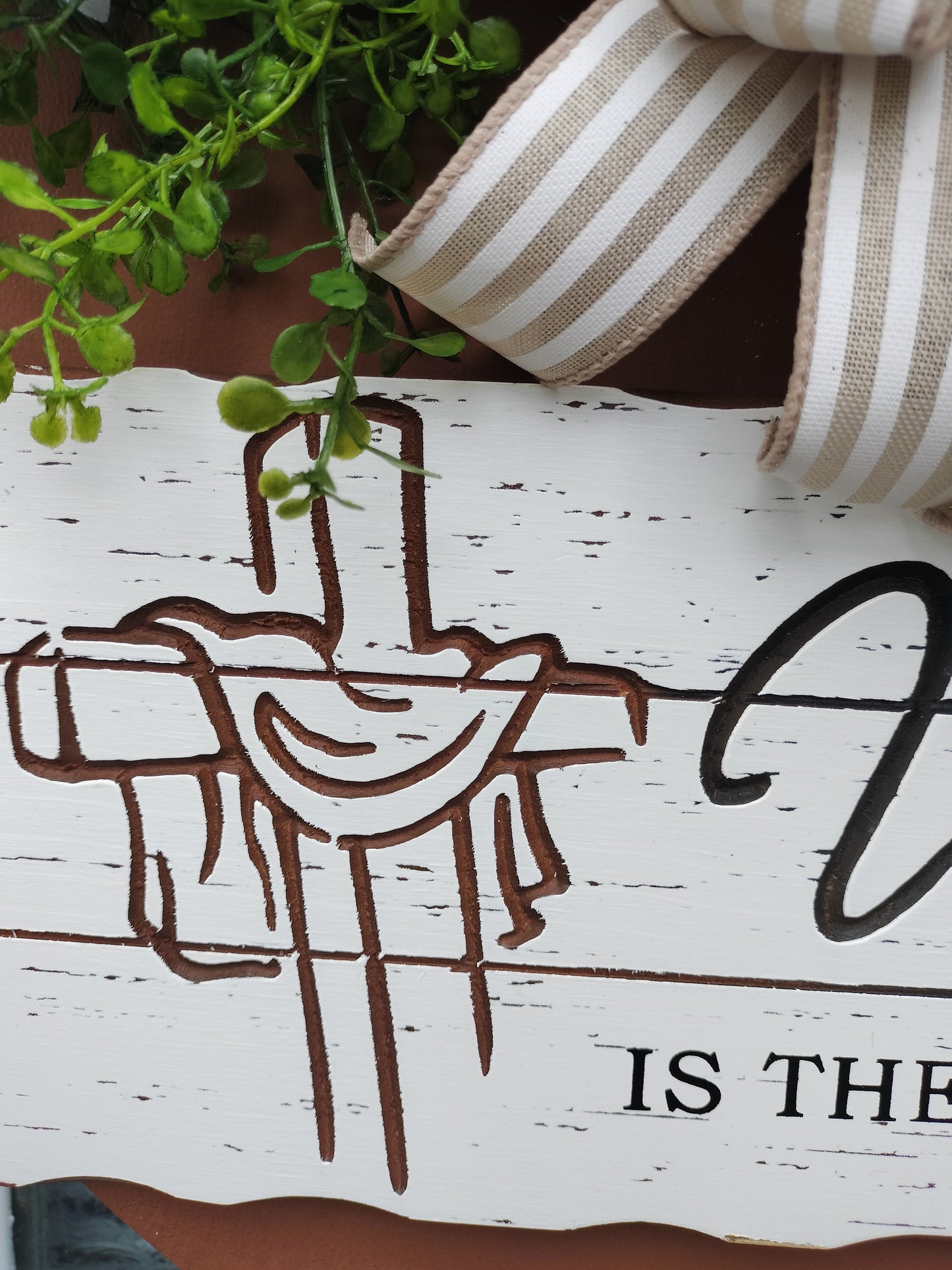 Worthy is the Lamb Rustic Door Hanger | Christian Home Décor