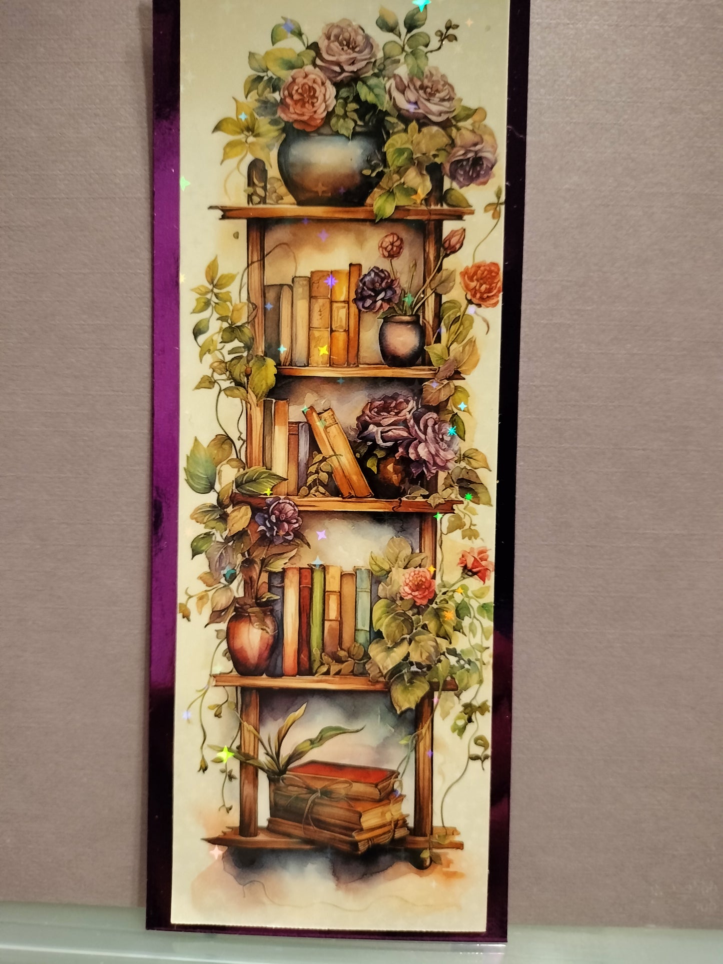Vintage Bookshelf Bookmarks (2)