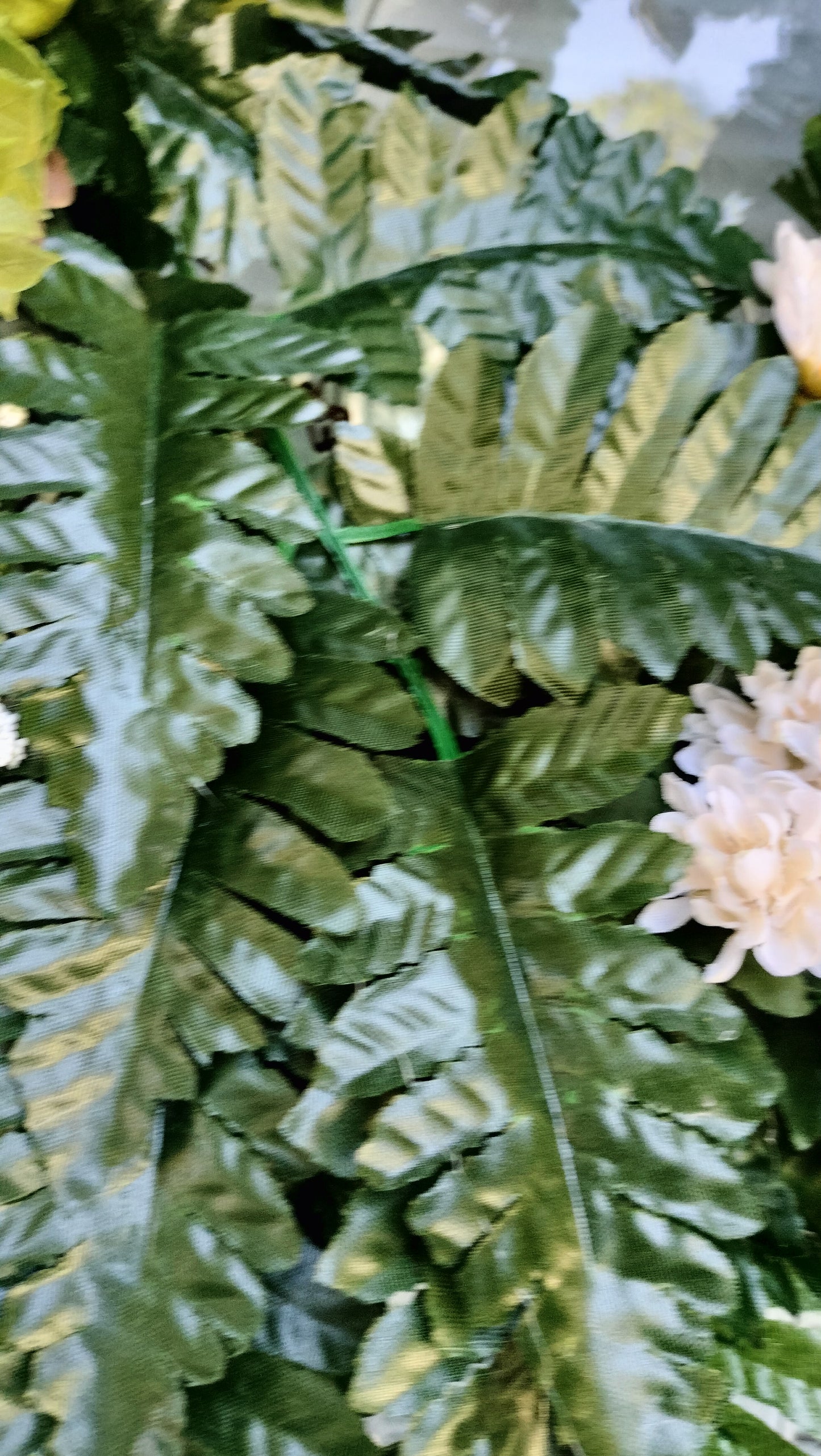 Elegant Green Fern Grapevine Wreath (Custom Order Pete)