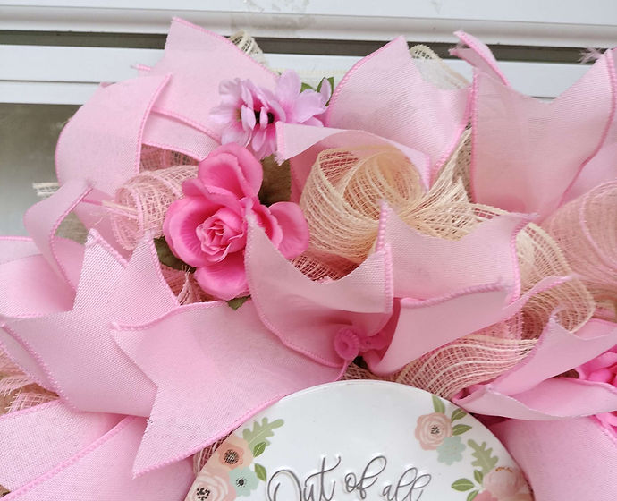 Mother's Day, Spring Wreath, Front Door,