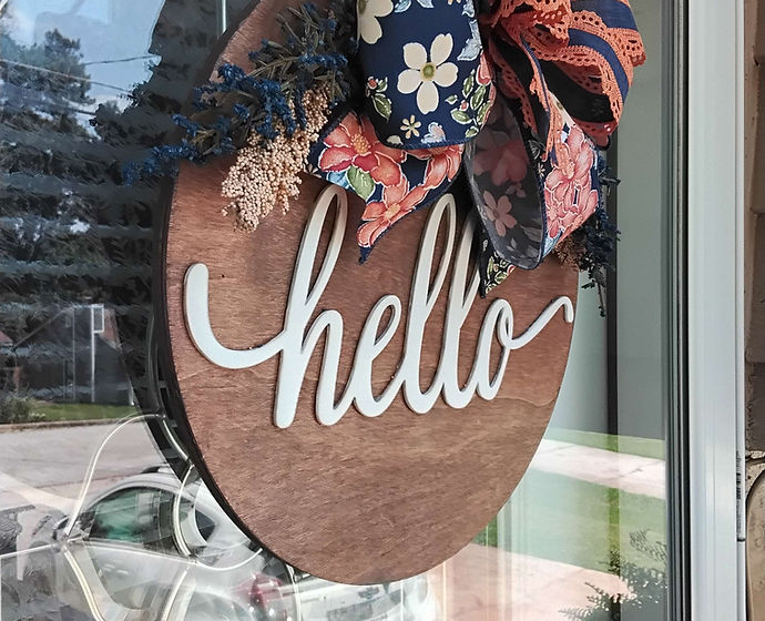 Floral Welcome Wreath