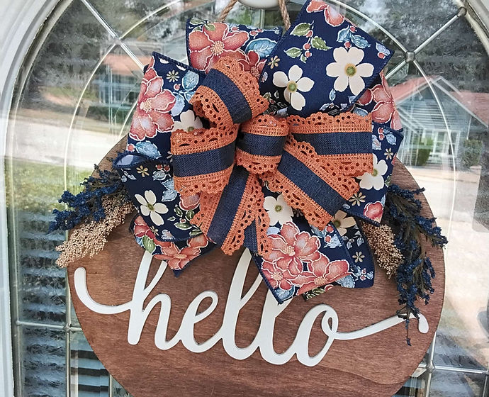 Floral Welcome Wreath