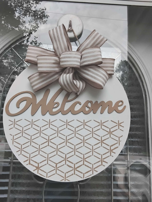 Welcome sign