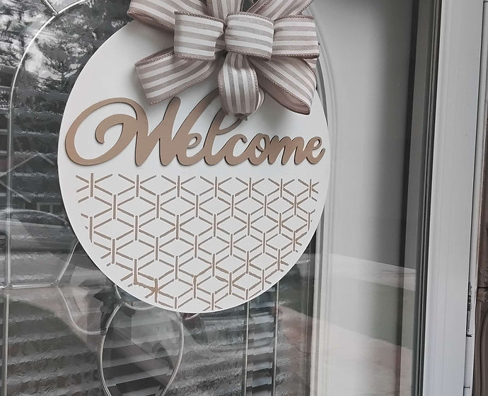 Welcome sign