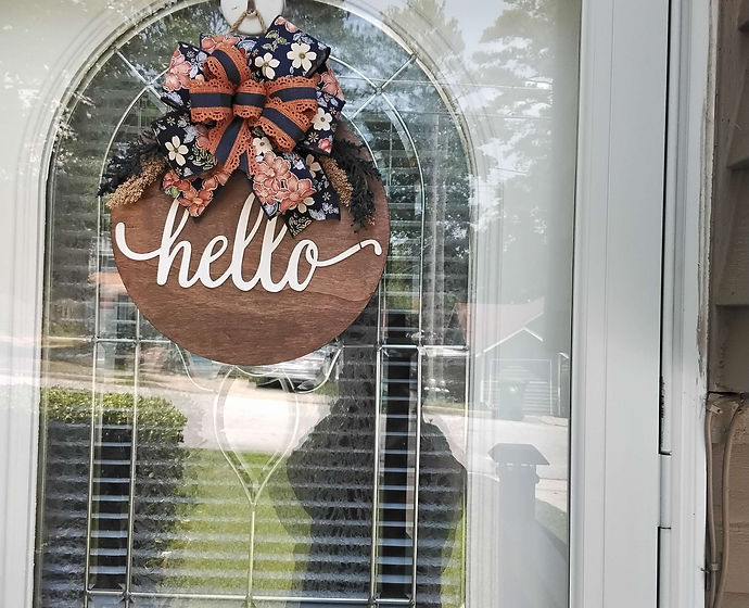 Floral Welcome Wreath