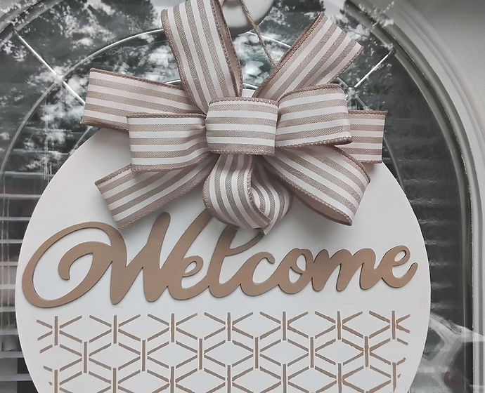 Welcome sign