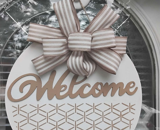 Welcome sign