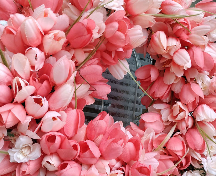 Coral Pink Floral Wreath for Front Door|Spring Blush Flower Wreath|Elegant Everyday Door Decor