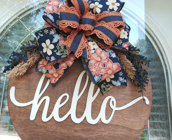 Floral Welcome Wreath