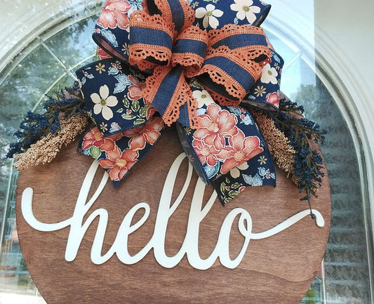 Floral Welcome Wreath