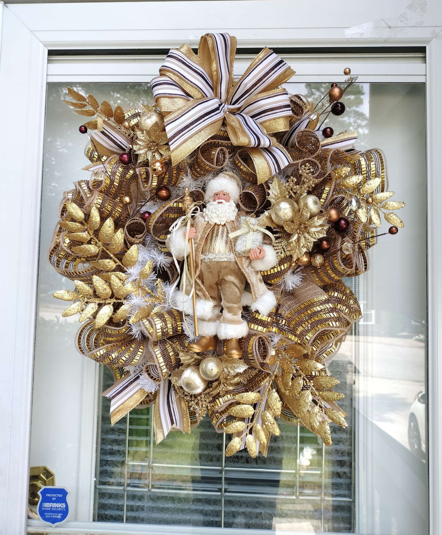 Santa Holiday Wreath