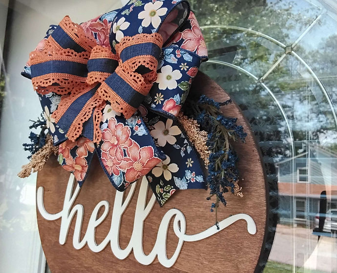 Floral Welcome Wreath