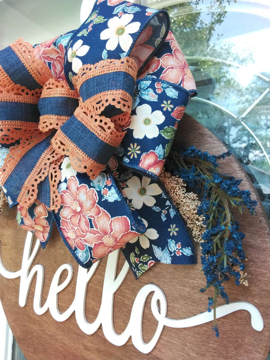 Floral Welcome Wreath