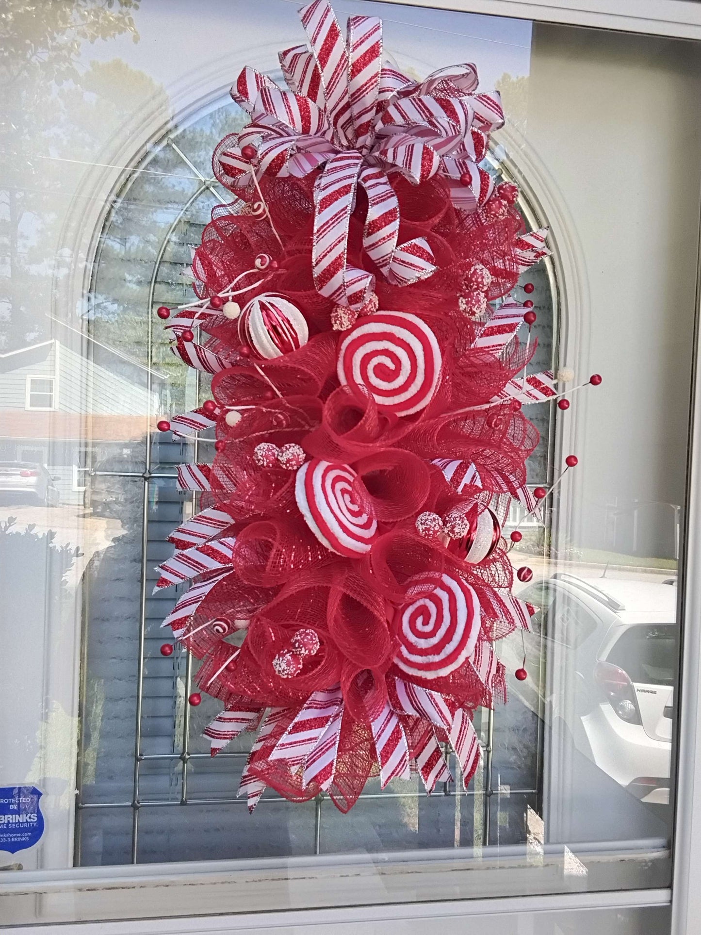 Peppermint Christmas Wreath
