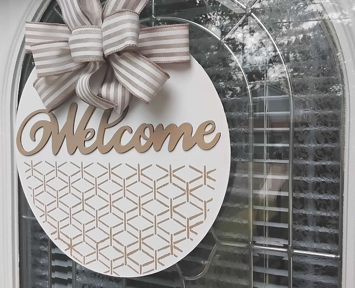 Welcome sign