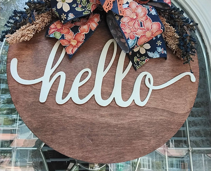 Floral Welcome Wreath