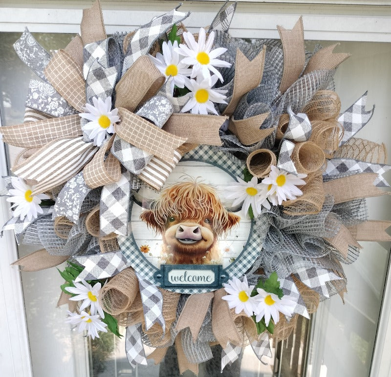 Cow Wreath