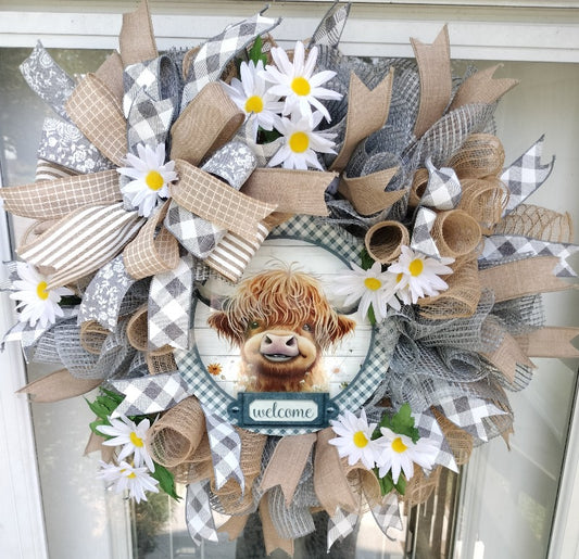 Cow Wreath