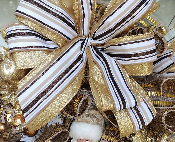 Santa Holiday Wreath