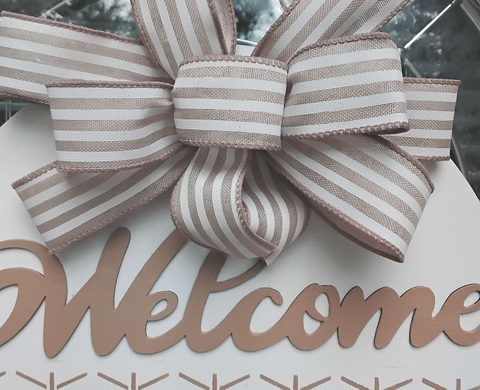 Welcome sign