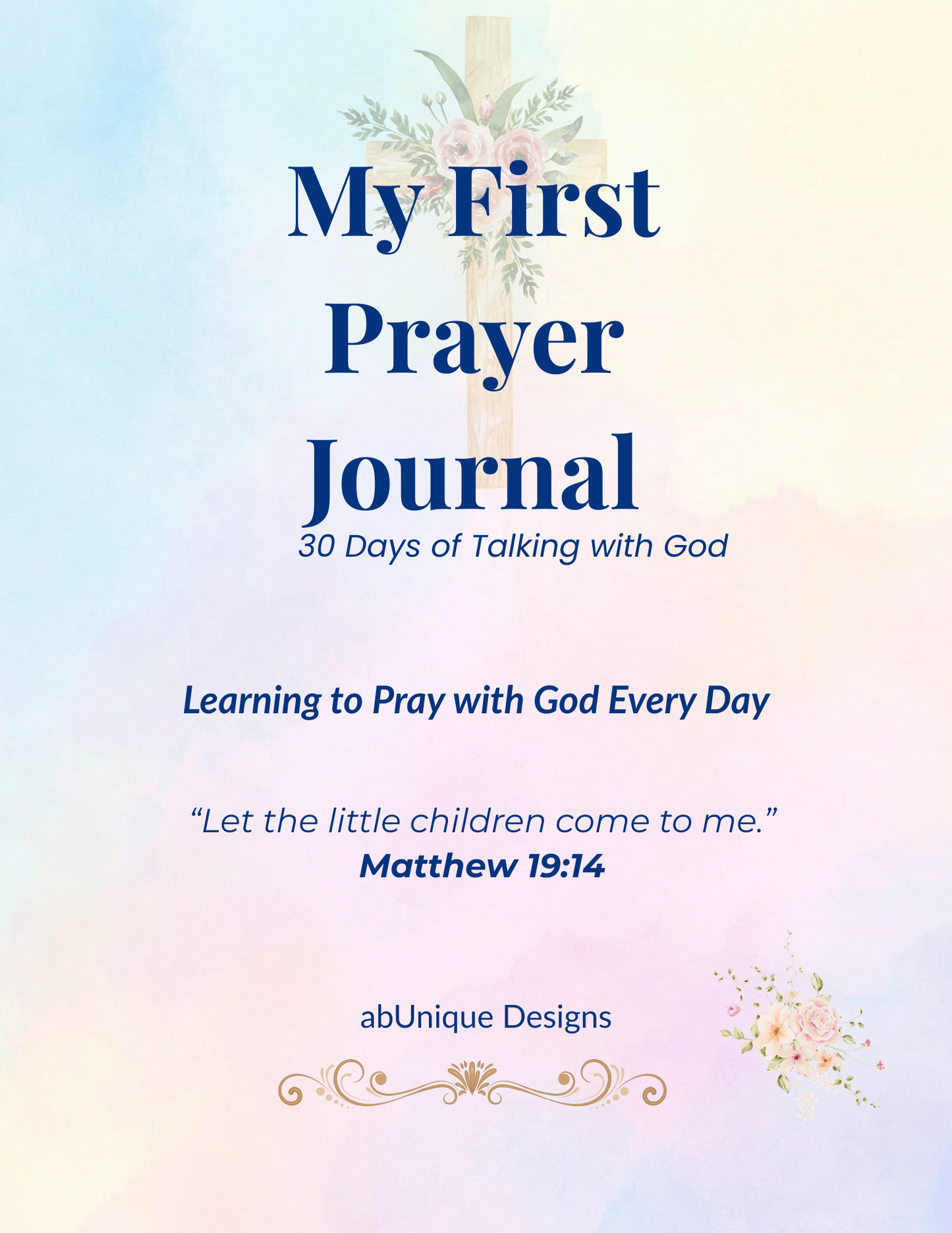 Children's Prayer Journal | Daily Bible Activity, Christian Printable (PDF Download)