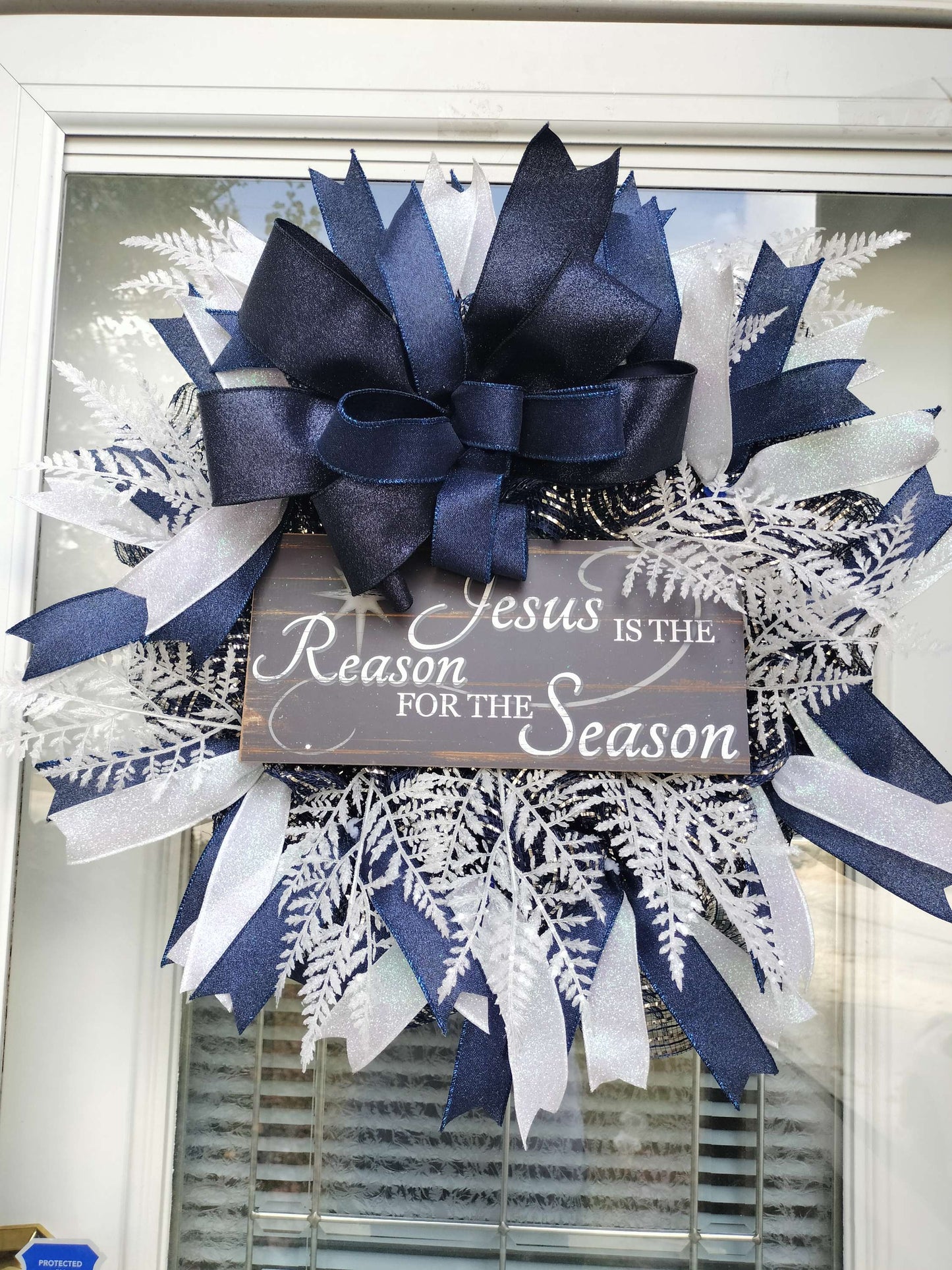 Jesus is the reason for the season wreath
