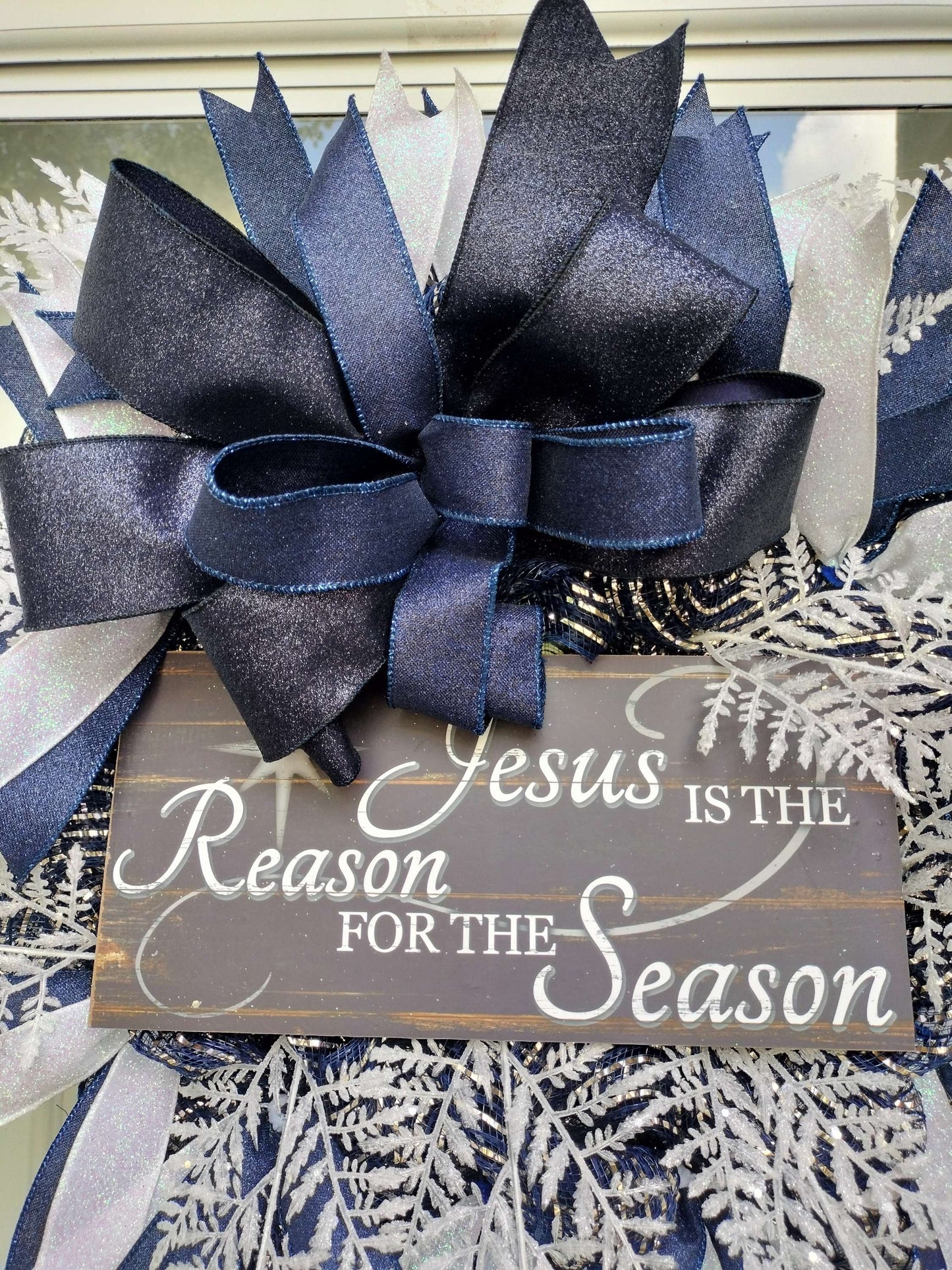 Jesus is the reason for the season wreath