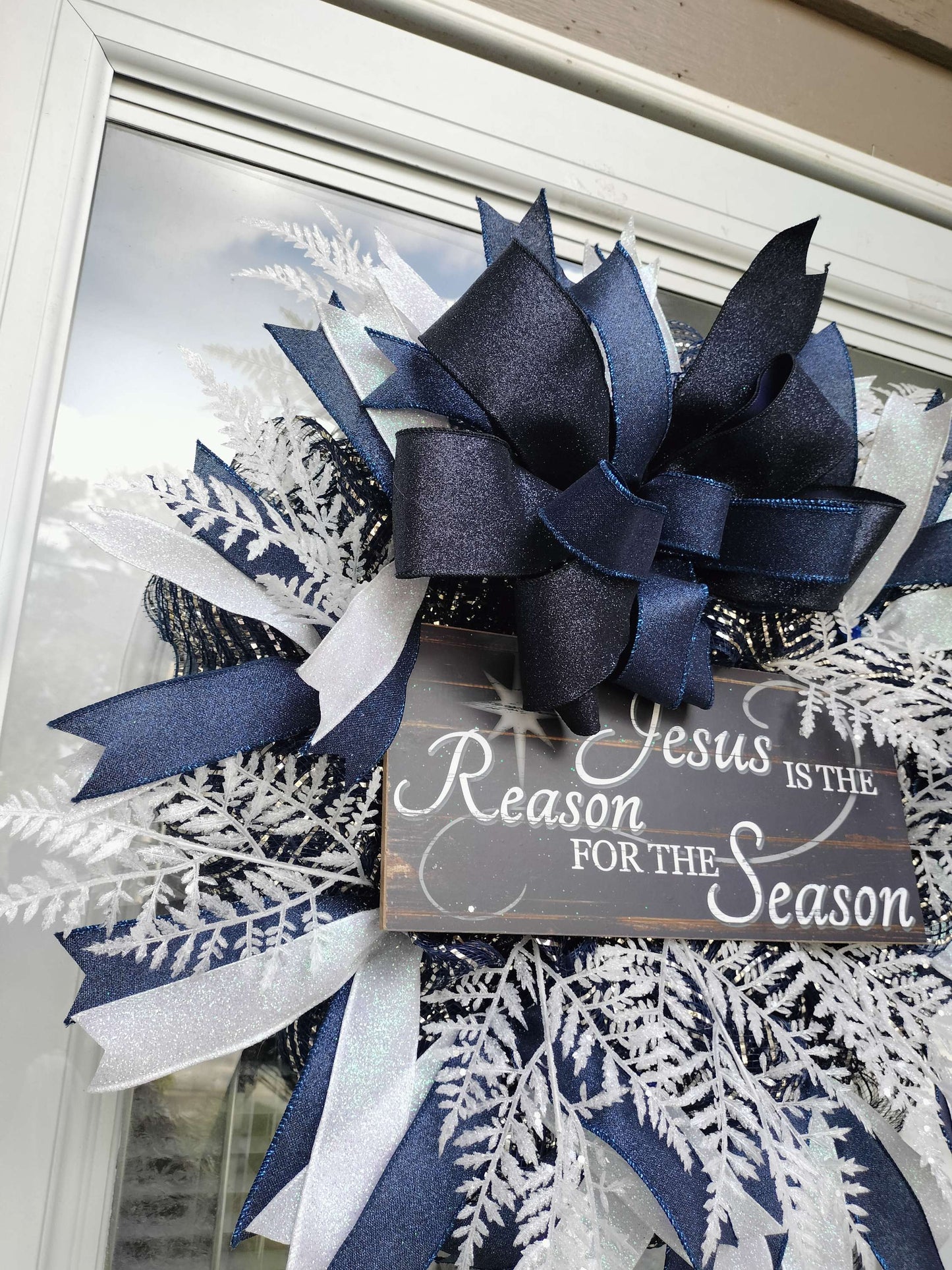 Jesus is the reason for the season wreath