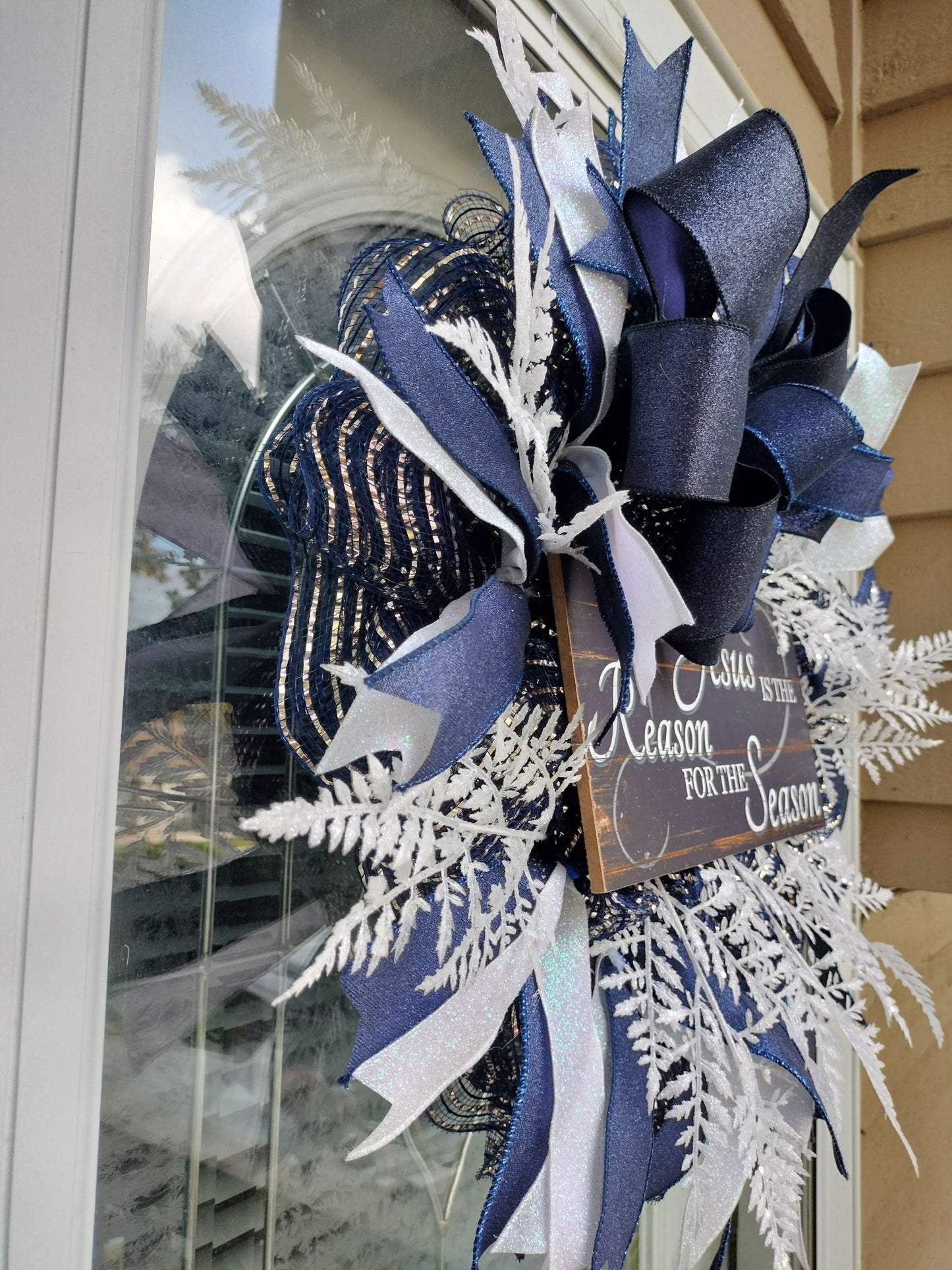 Jesus is the reason for the season wreath