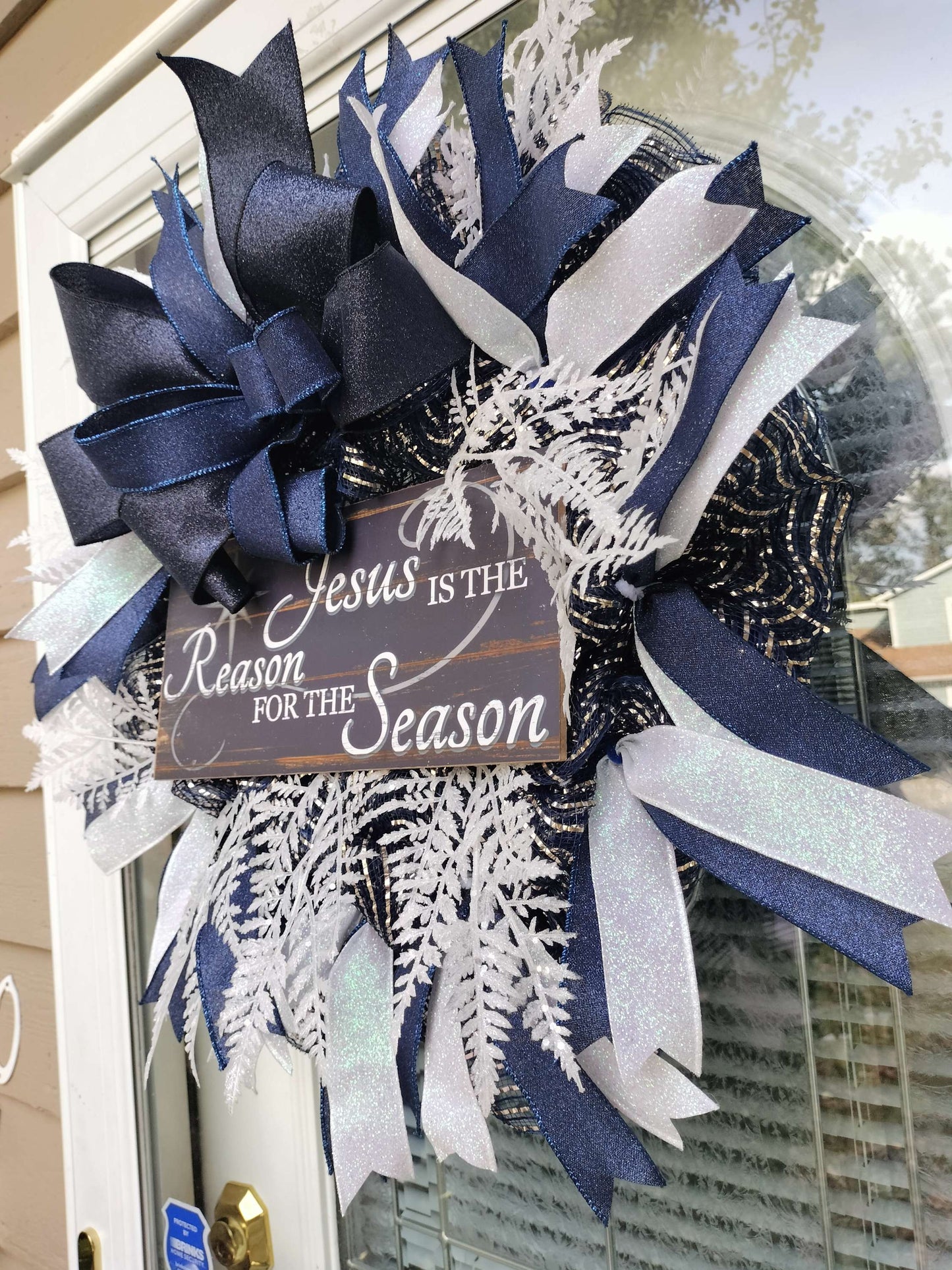 Jesus is the reason for the season wreath