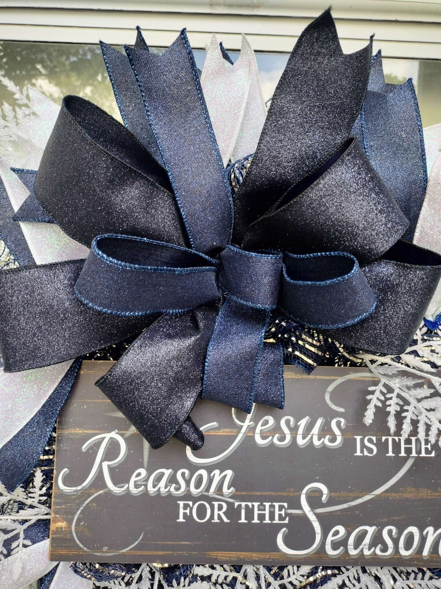 Jesus is the reason for the season wreath