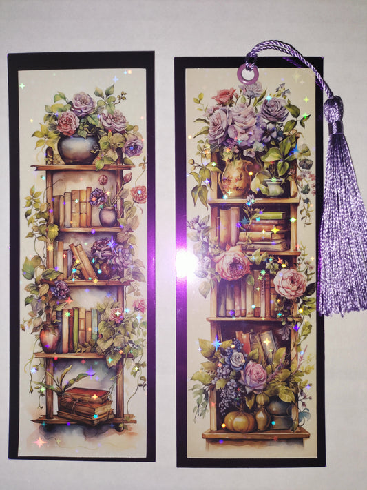 Vintage Bookshelf Bookmarks (2)