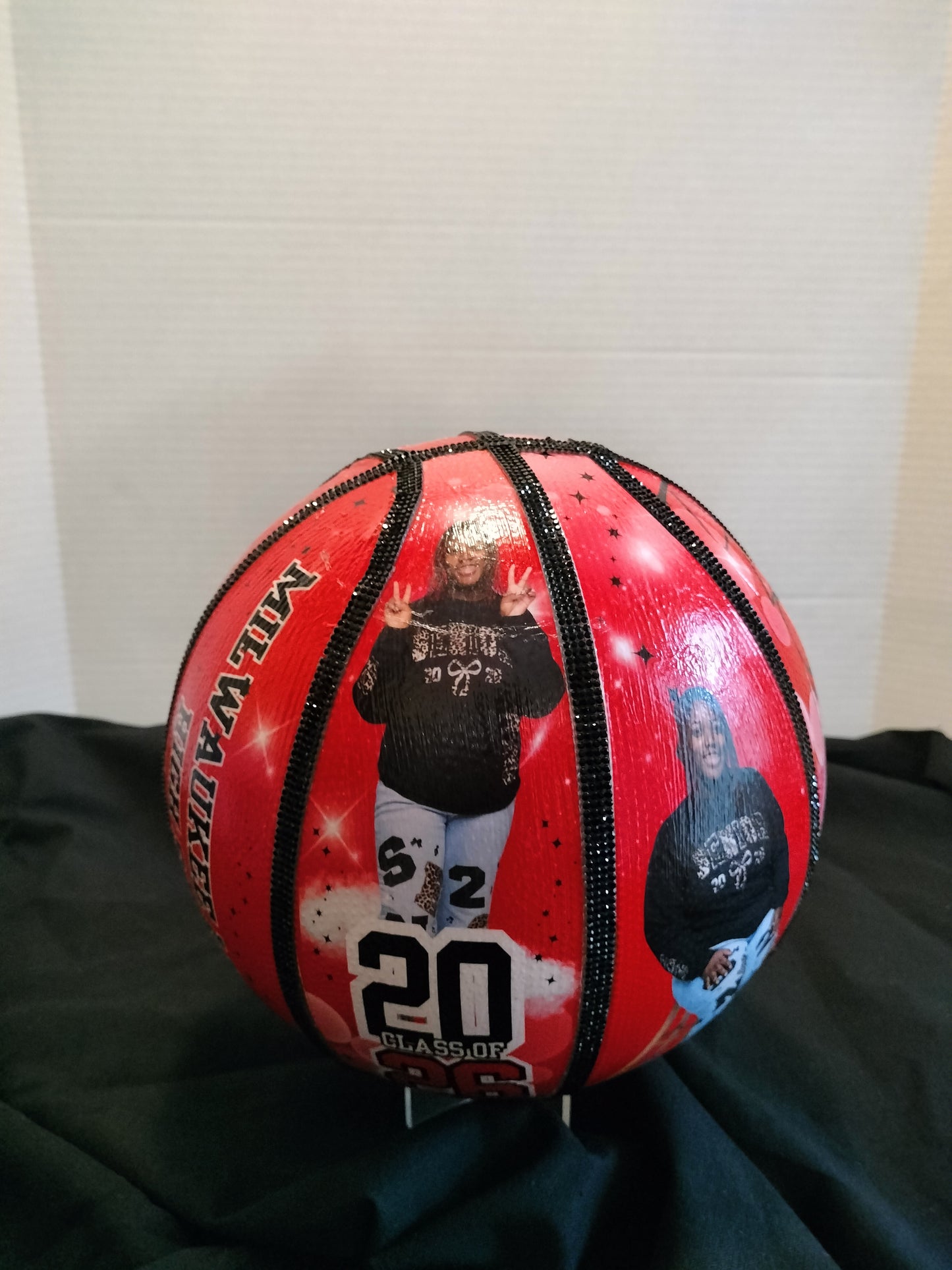 Custom Keepsake Basketball & Fan Bundle
