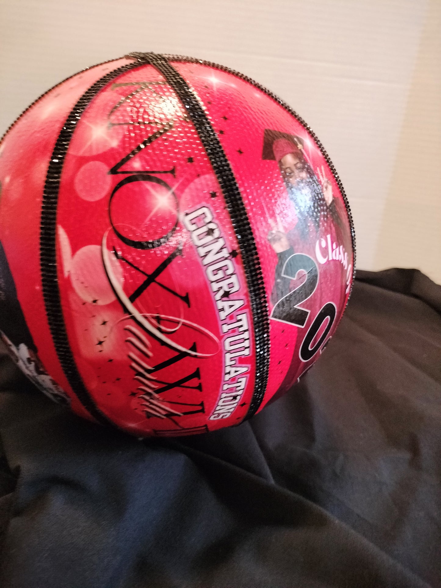 Custom Keepsake Basketball & Fan Bundle