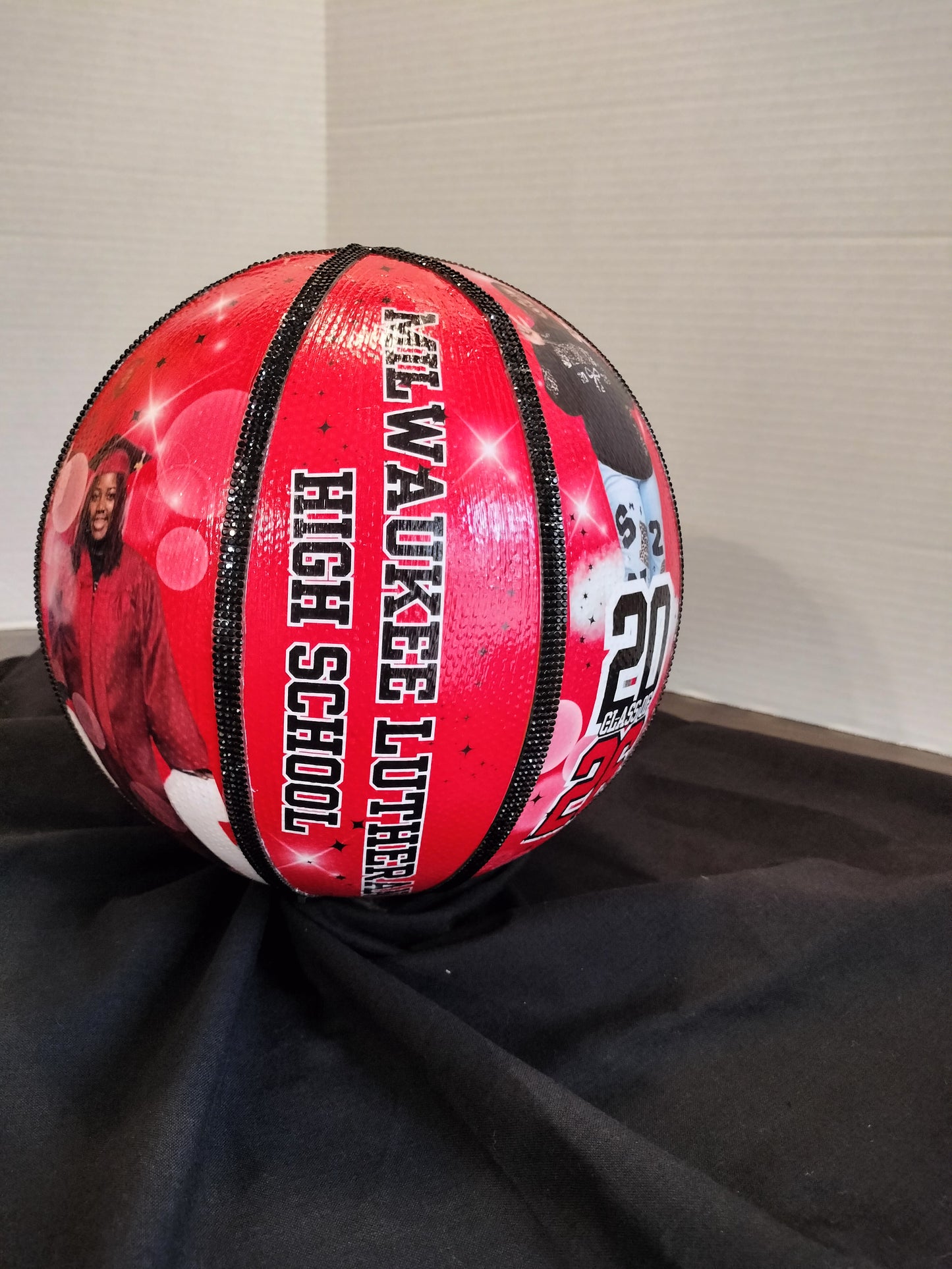 Custom Keepsake Basketball & Fan Bundle