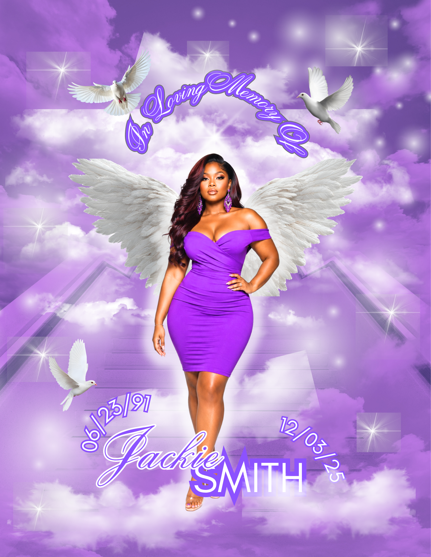 Editable Memorial Fan Templates Bundle
