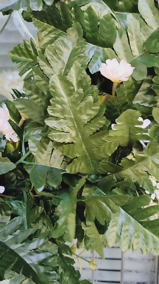 Elegant Green Fern Grapevine Wreath (Custom Order Pete)