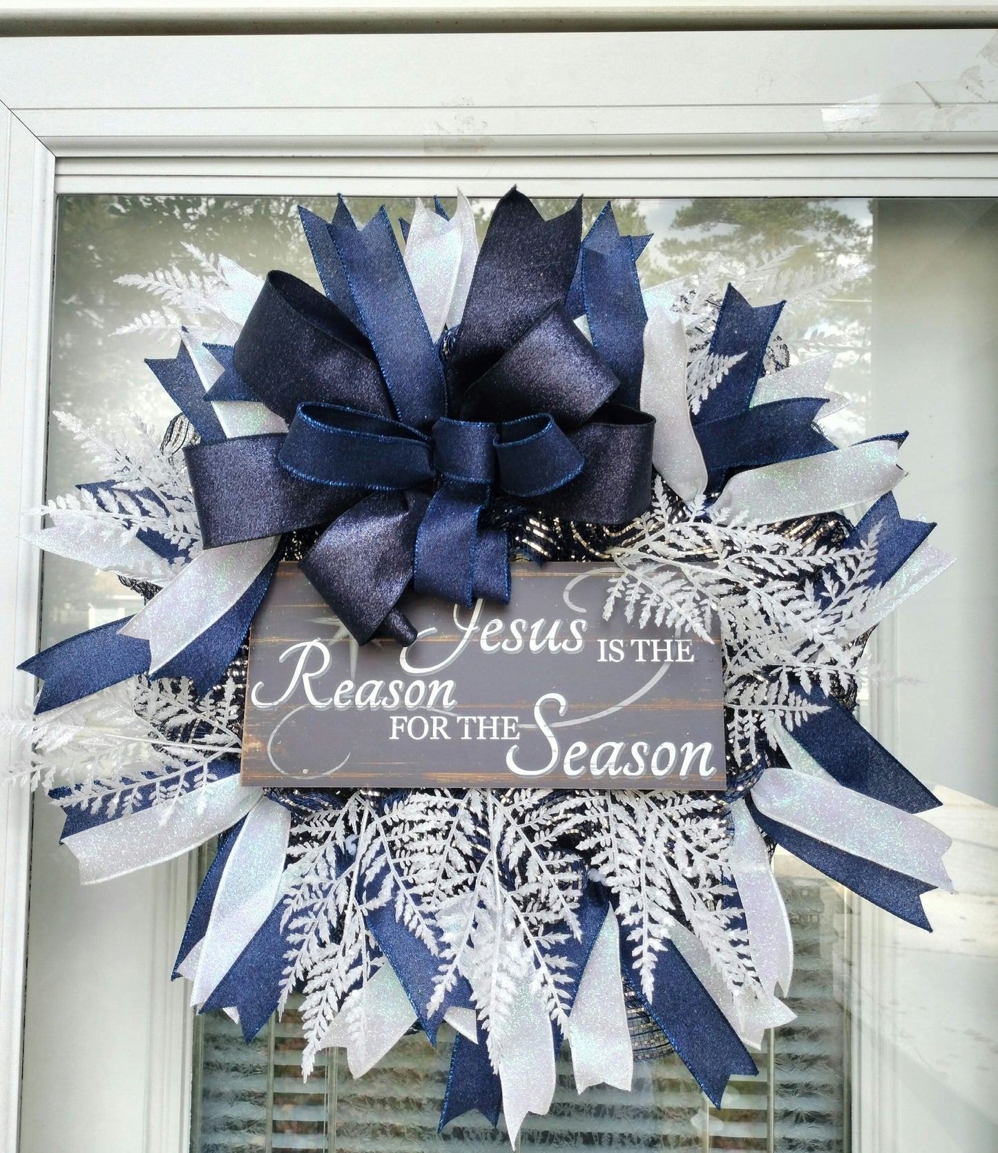 Jesus is the reason for the season wreath