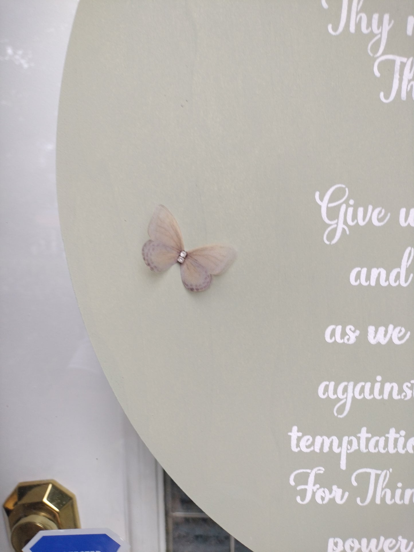 Our Father" Lord Prayer Door Sign